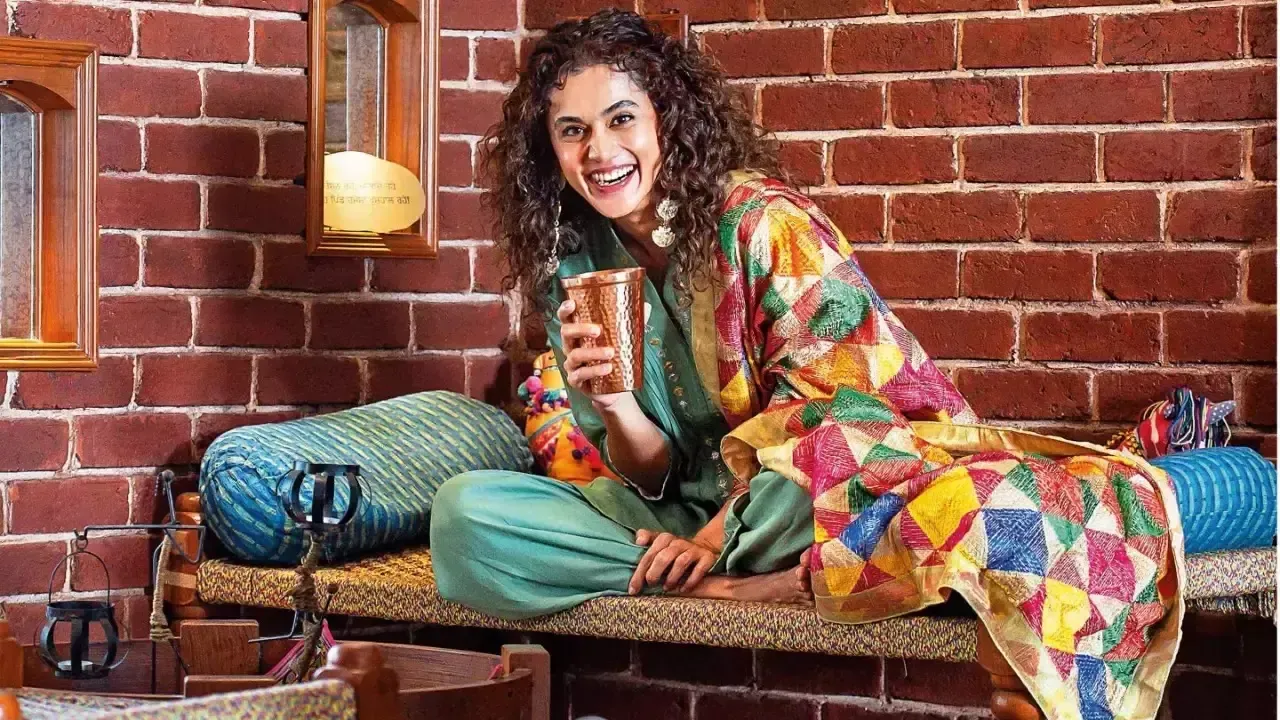 Taapsee Pannu Marks Lohri Celebration on the Sets of ‘Gandhari’