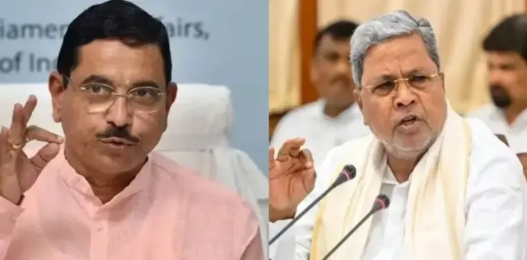 Pralhad Joshi Criticizes K'taka CM Siddaramaiah for Taking Law into His Own Hands