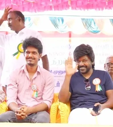 How are Tamil actors Raghava Lawrence and KPY Bala making a difference in government schools?