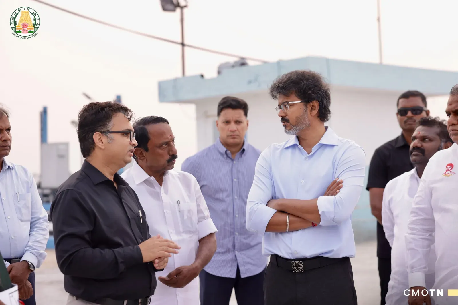 Tamil Nadu CM Vijay Inspects Chembarambakkam Lake Infrastructure