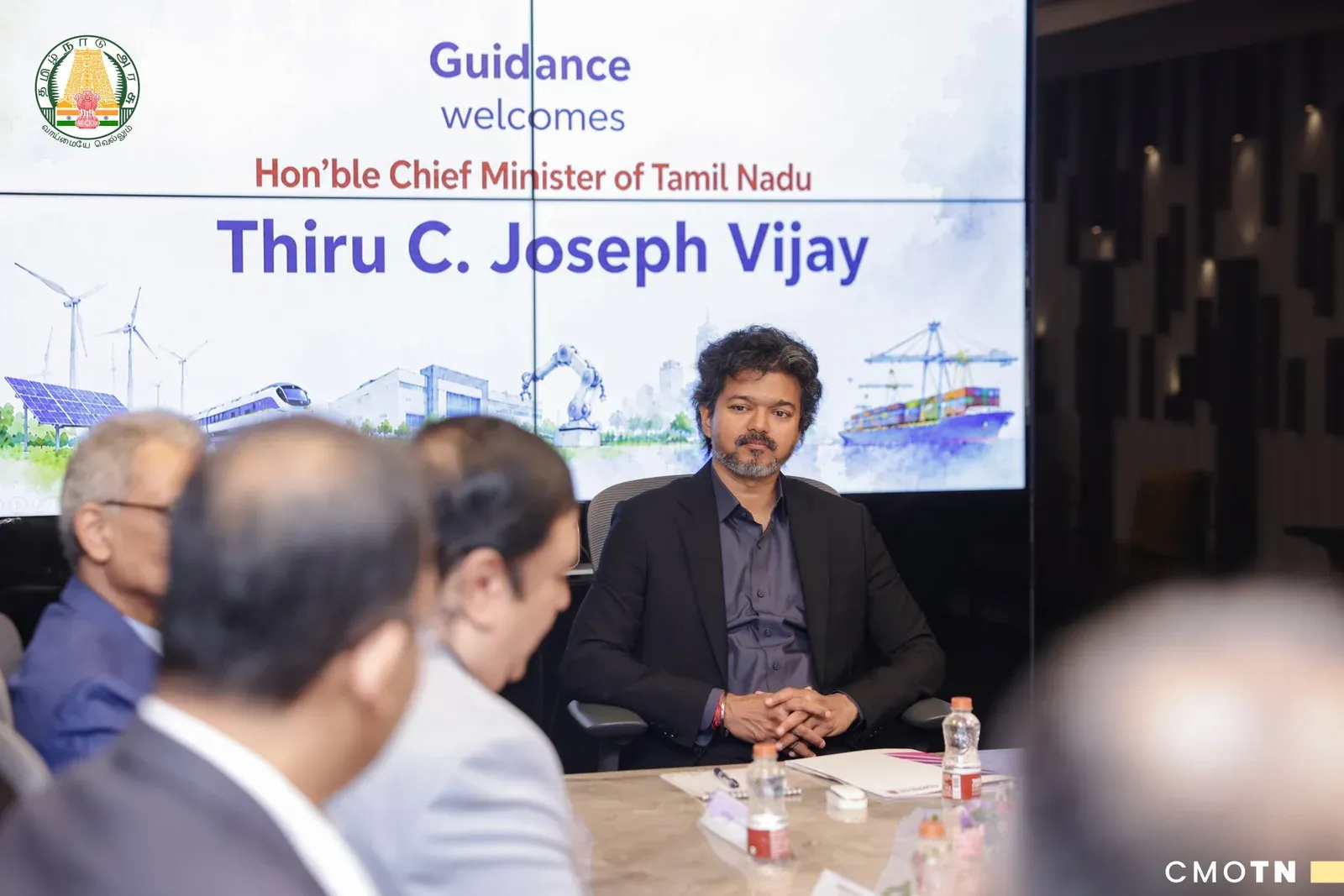 Tamil Nadu CM Vijay Seals MoUs With Chubb, Nordex and UWA