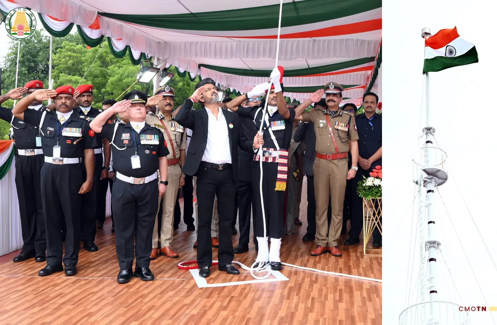 Tamil Nadu CM's Office Greets India on Independence Day