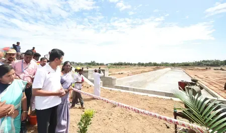 तमिलनाडु : उदयनिधि स्टालिन ने बाढ़ सुरक्षा तटबंध निर्माण कार्य का किया निरीक्षण