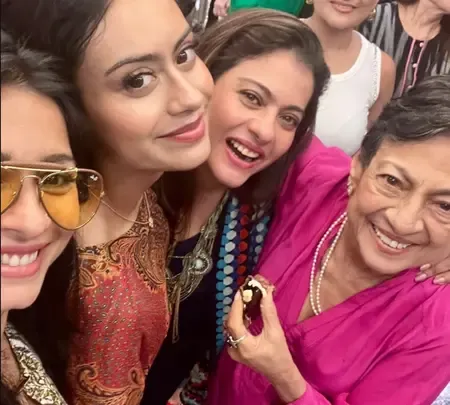 Tanishaa Mukerji Celebrates Nysa Devgan's Birthday with Heartwarming Three-Generation Family Photo