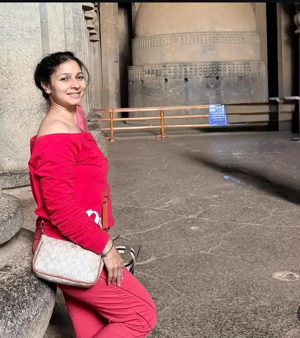 Did Tanishaa Mukerji Begin the New Year by Connecting with Ancient Knowledge at Karla Caves?