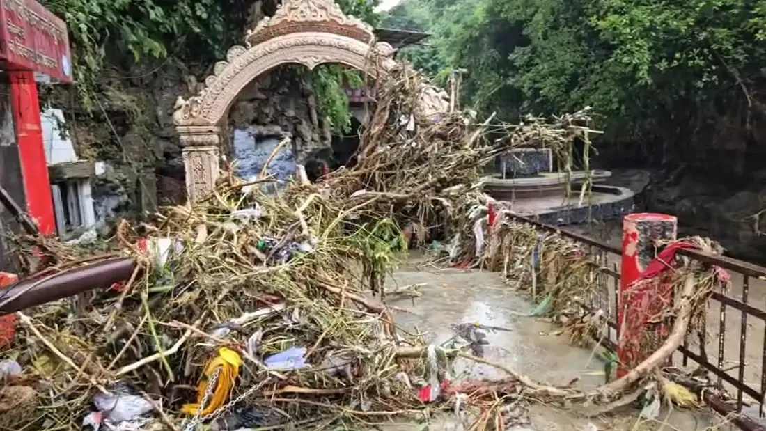 What Happened to Tapkeshwar Mahadev Temple as Dehradun's Tamsa River Overflowed?