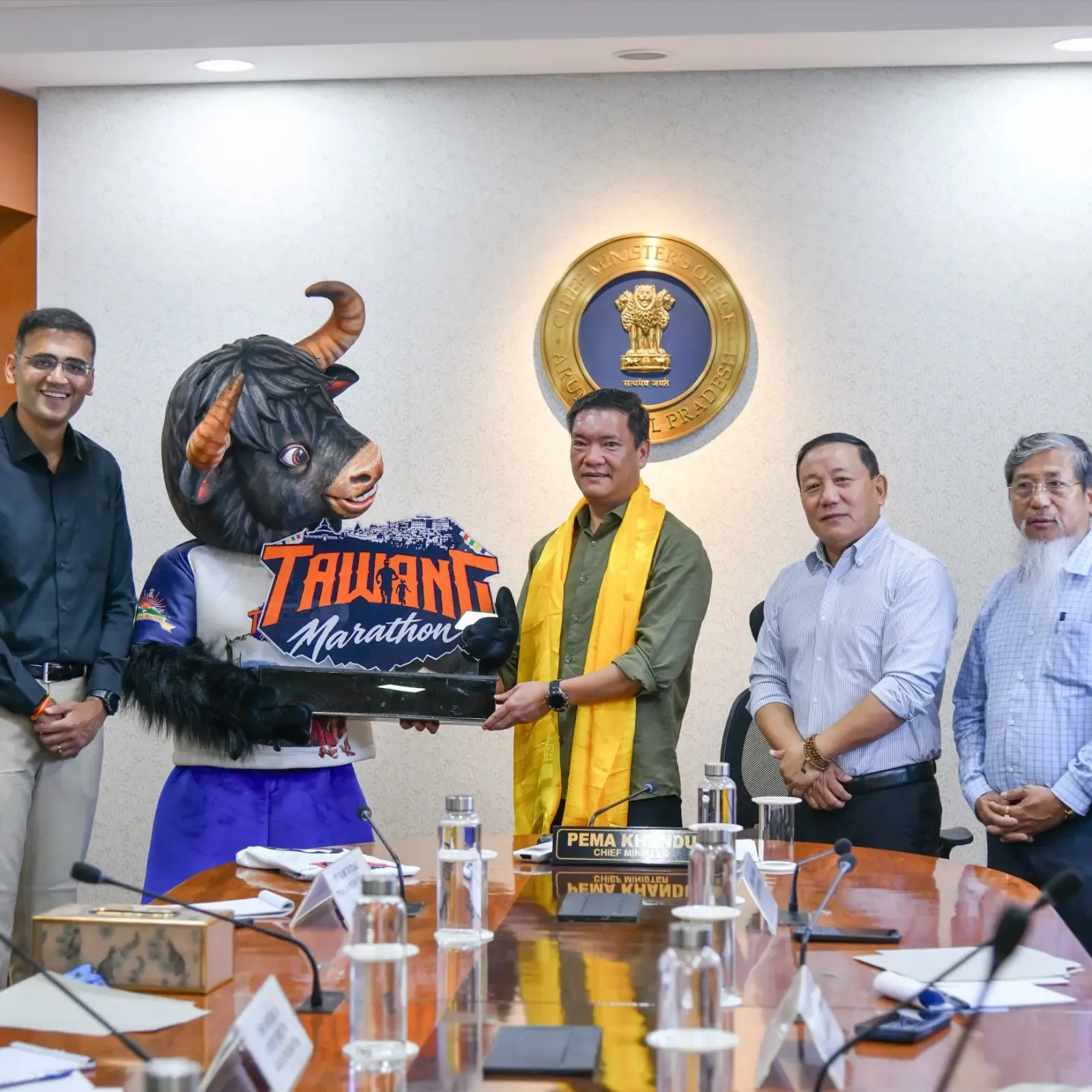 Tawang Marathon 2026: CM Pema Khandu launches logo, eyes 4,000 runners on 24 October