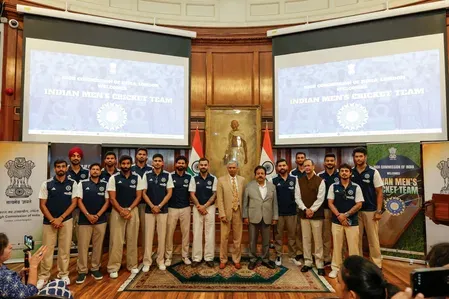 Team India visit India House in London ahead of Lord's ODI decider