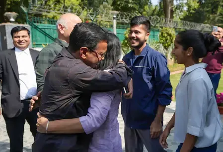 Emotional Moments as Kejriwal and Sisodia Cleared in Liquor Policy Case