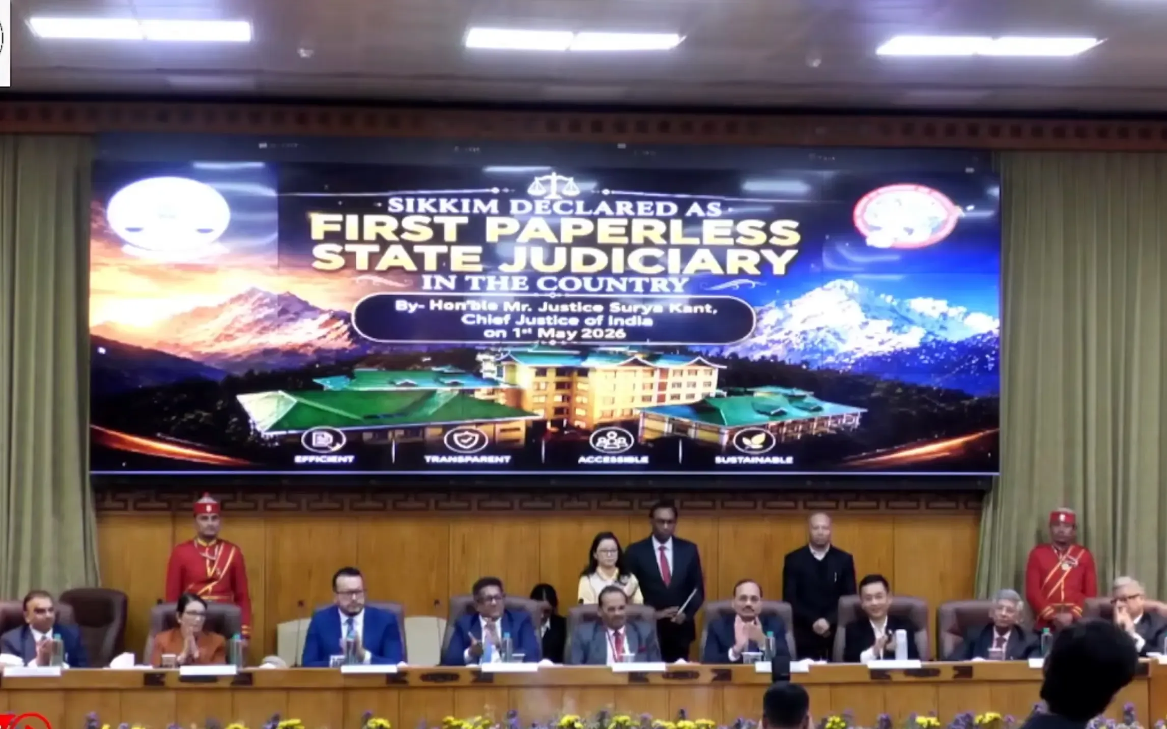 Sikkim becomes India's first paperless judiciary, CJI Surya Kant leads declaration