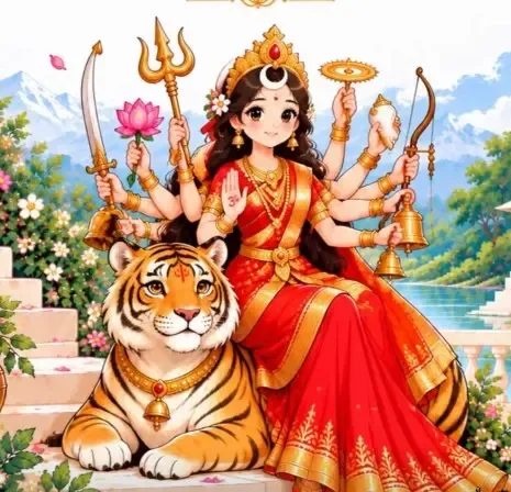तीसरे नवरात्रि पर दीपिका चिखलिया, रुपाली गांगुली समेत टीवी सितारों ने की मां चंद्रघंटा की वंदना
