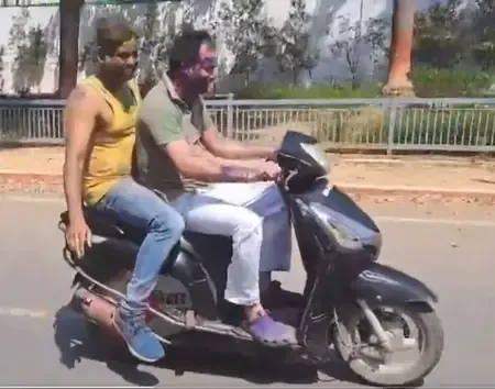 Tej Pratap Yadav Penalized for Traffic Violations on Holi