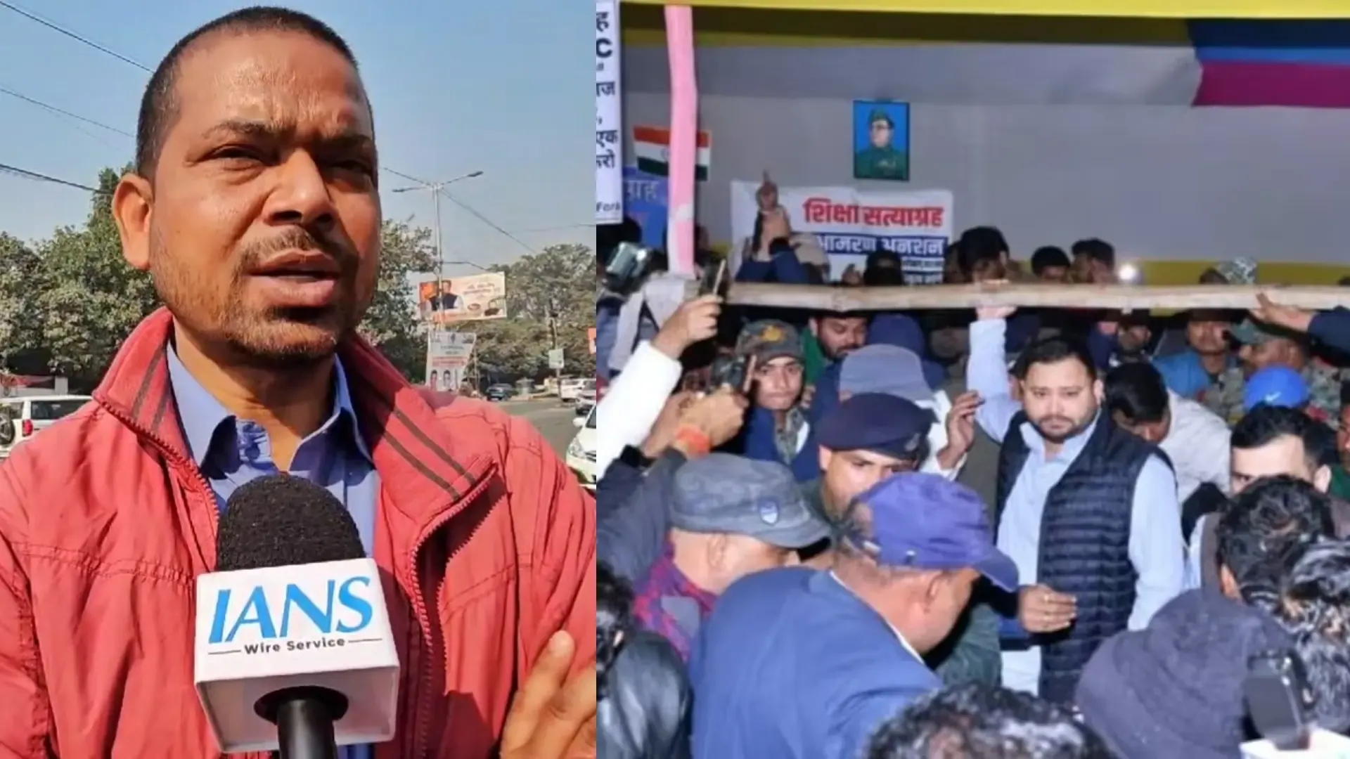 Tejashwi Participates in Student Protests Over BPSC Exams, Leaders Criticize Political Interference