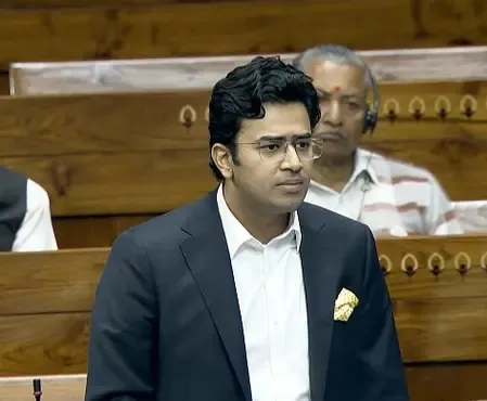 How Does Tejasvi Surya Compare the UPA and NDA Eras?