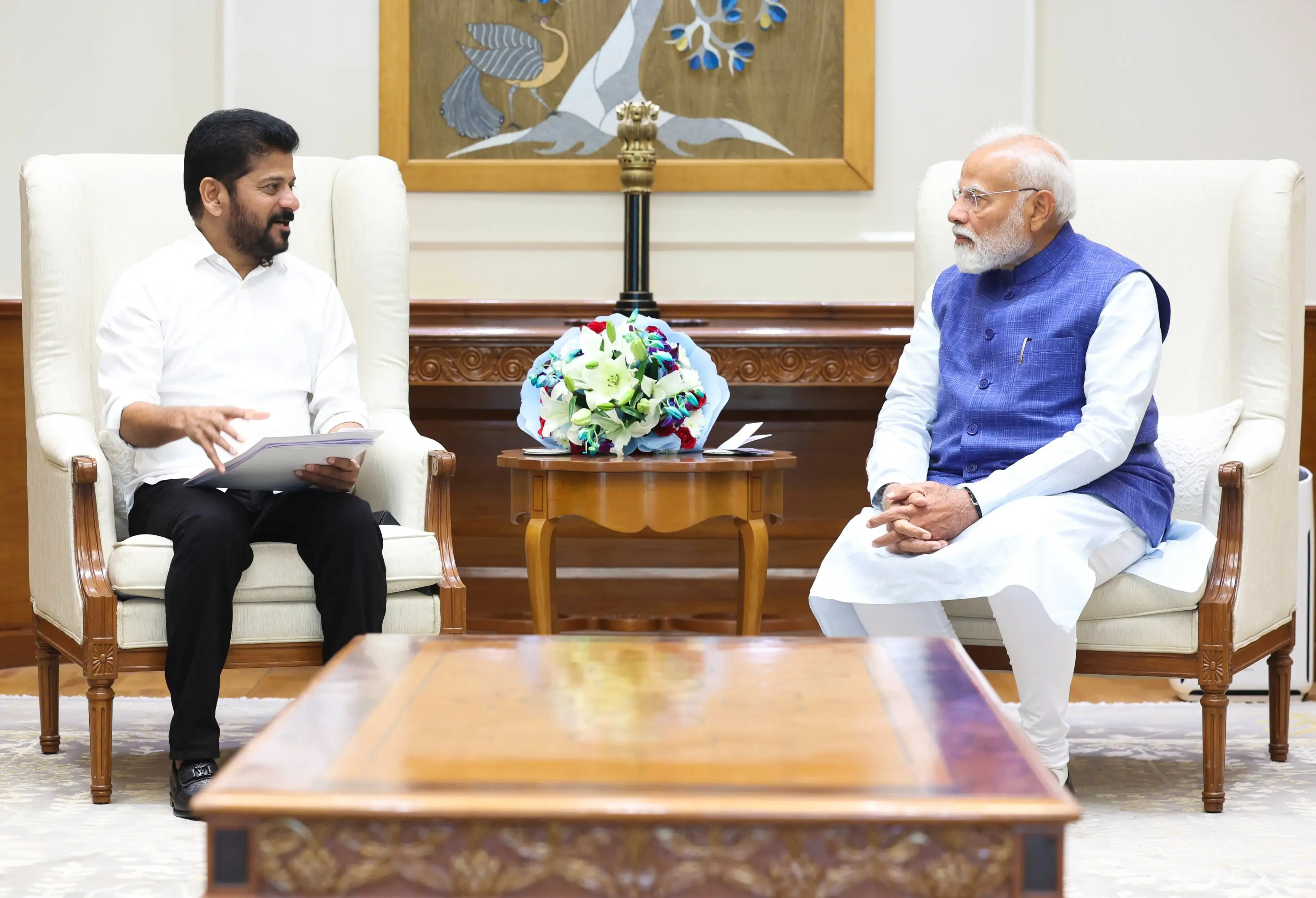 Telangana Chief Minister Engages PM Modi for Project Support