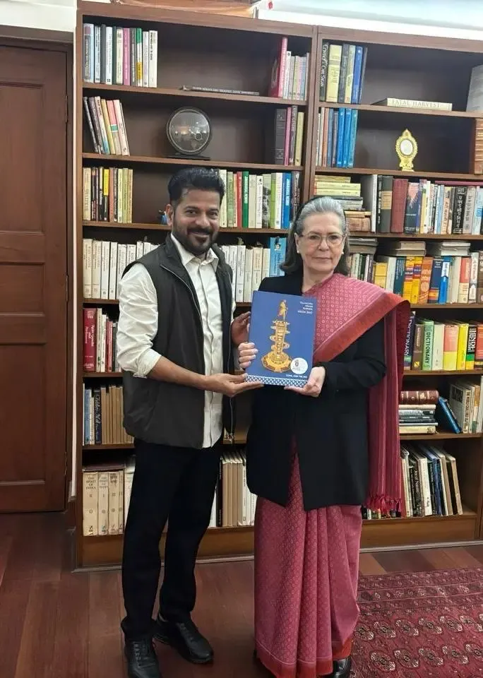 What Did Telangana CM Discuss with Sonia Gandhi Regarding the 2047 Vision Document?