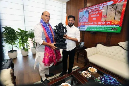 Telangana CM Revanth Reddy seeks Centre's help for Adilabad Airport cargo, MRO units