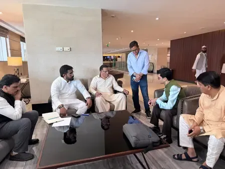 How is the Telangana delegation supporting families of accident victims in Madina?