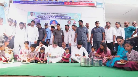 Telangana breakfast scheme: 1.44 lakh students covered as schools reopen