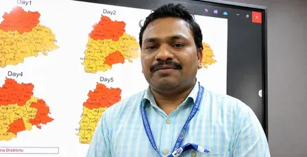 तेलंगाना में 4-5 दिन भीषण गर्मी का अलर्ट: खम्मम-नलगोंडा में 45°C पार, आईएमडी वैज्ञानिक धर्मा राजू ने दी चेतावनी