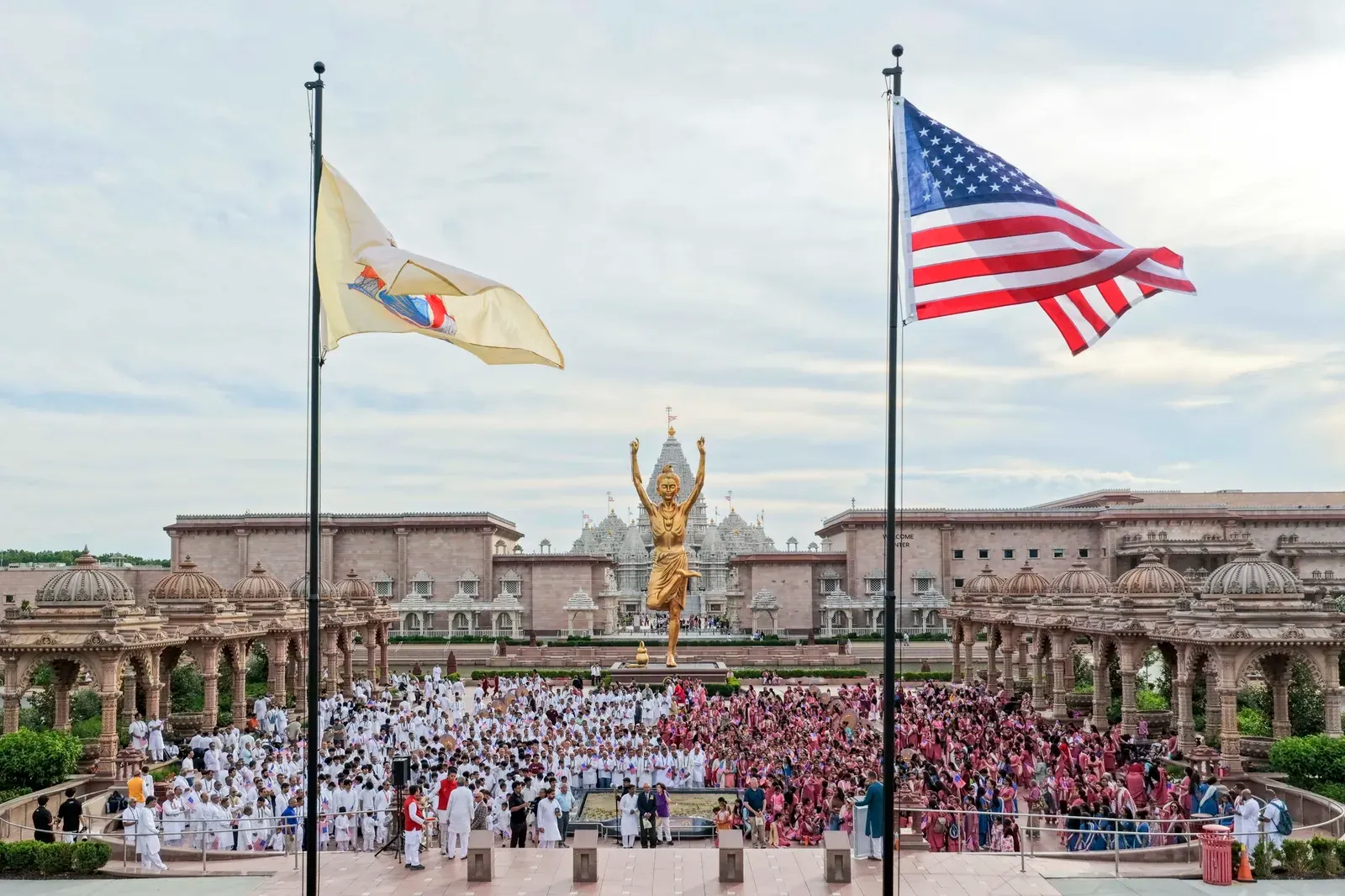 BAPS temples across US light up for America's 250th Independence Day