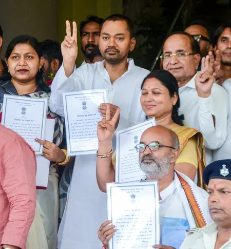 Bihar MLC elections: All 10 candidates elected unopposed, Nishant Kumar gets certificate