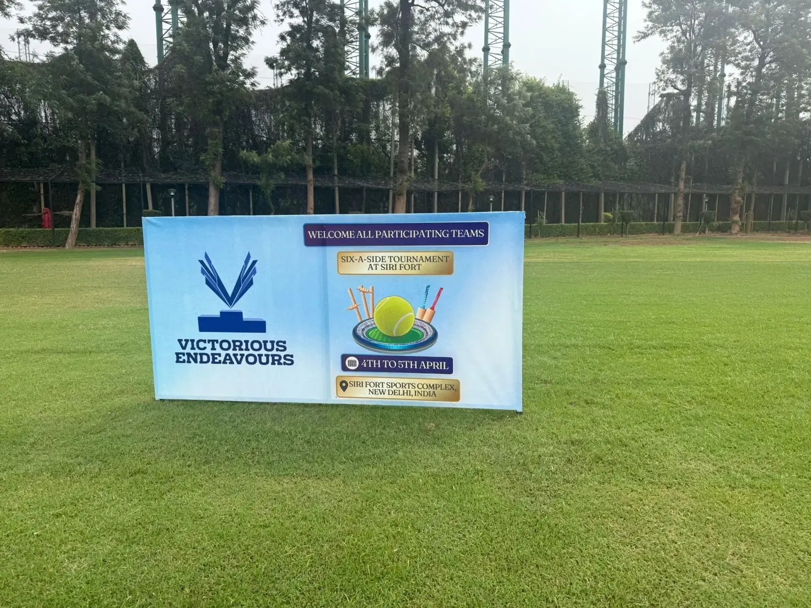 Exciting Six-a-Side Tennis Ball Cricket Tournament at Siri Fort: Ten Teams Compete