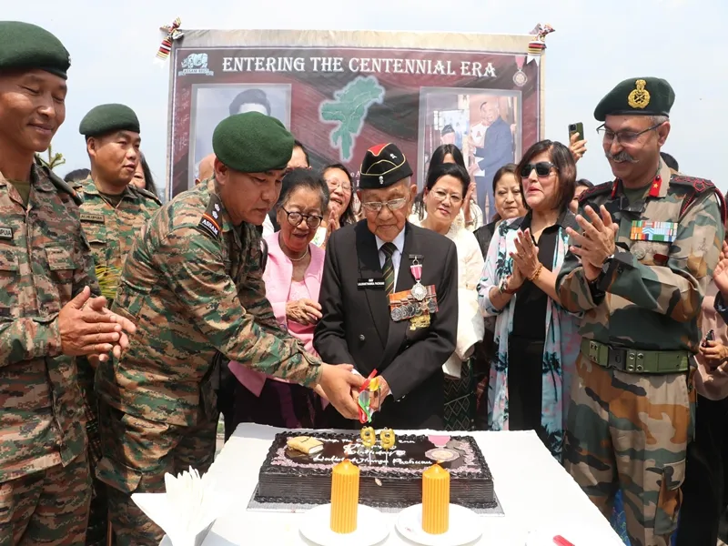 Territorial Army Celebrates 99 Years of Padma Shri Awardee and Veteran Journalist in Aizawl
