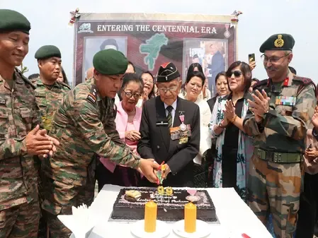 Territorial Army Celebrates 99 Years of Padma Shri Awardee and Veteran Journalist in Aizawl
