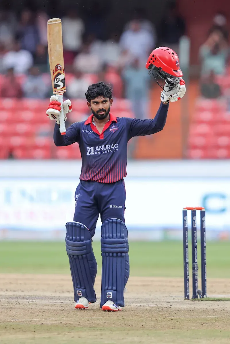 Gaurav Reddy's 101* off 47 balls fires Nalgonda Knights to 2nd in TG20