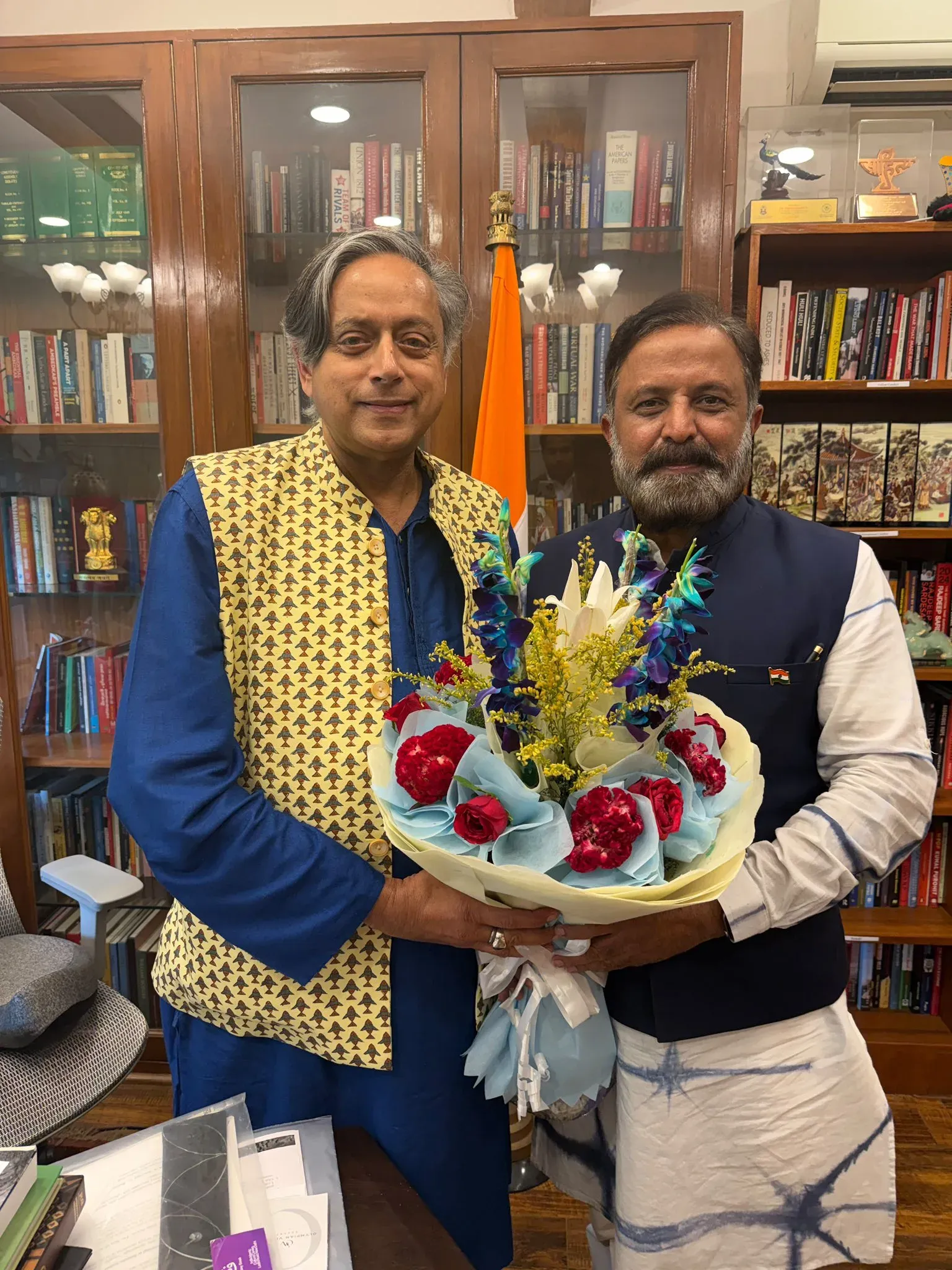 Tharoor backs new AIPC chief, reflects on founding vision
