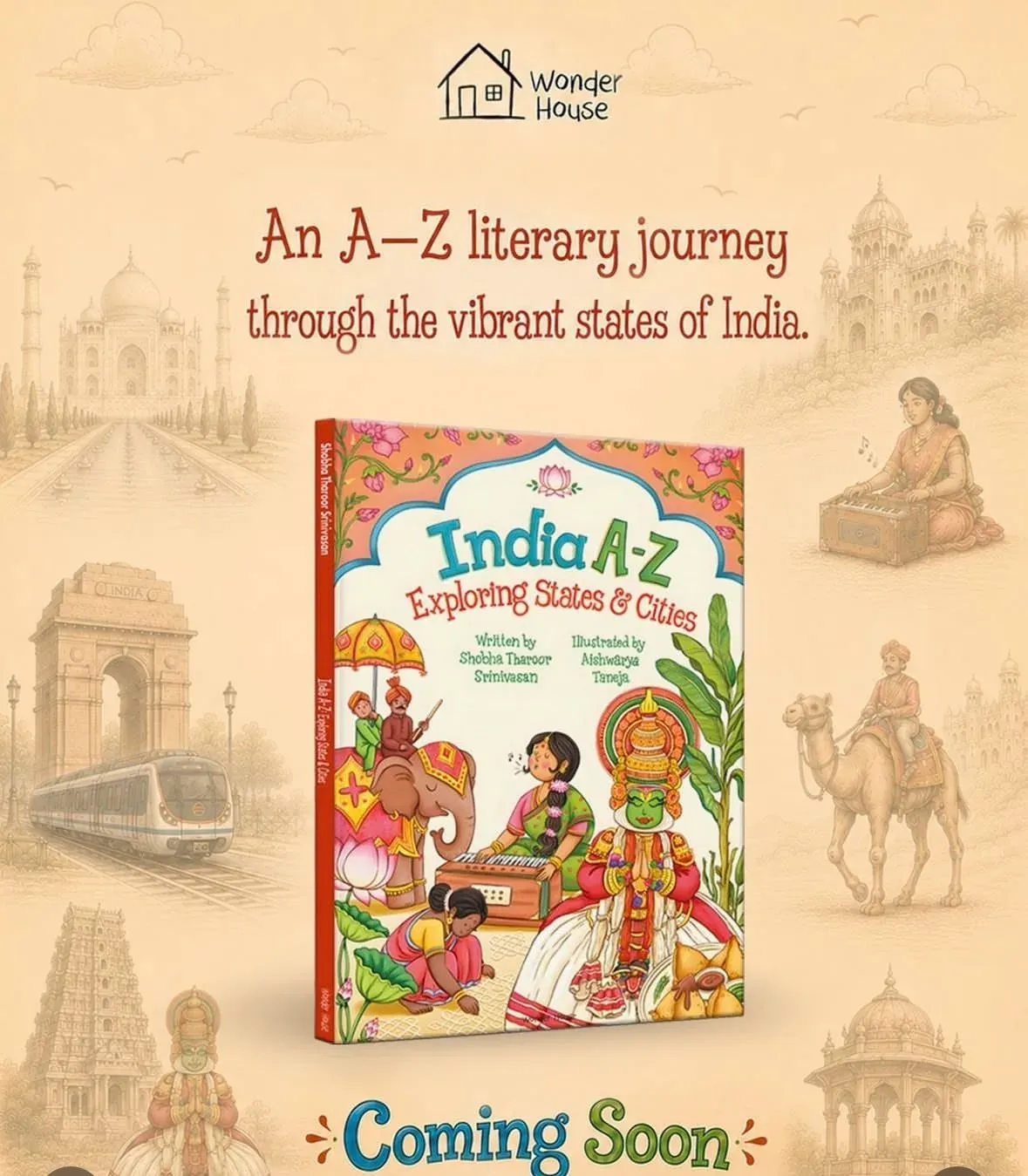 Tharoor backs Shobha Tharoor's children's book on India