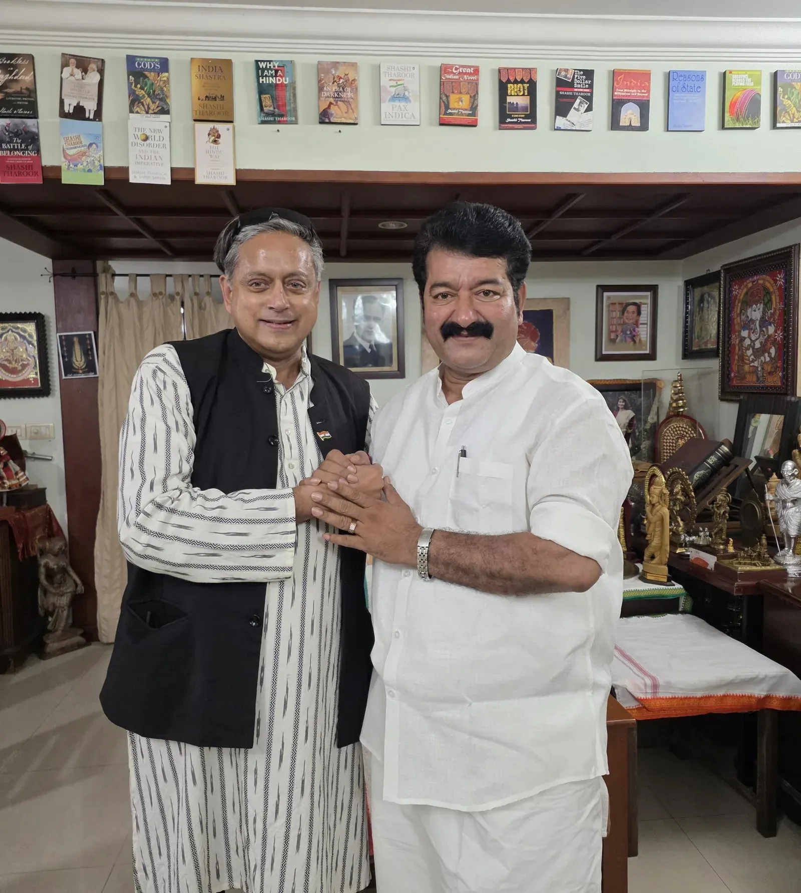 Tharoor Hails Changanassery MLA Vinu Job Kuzhimannil's Win