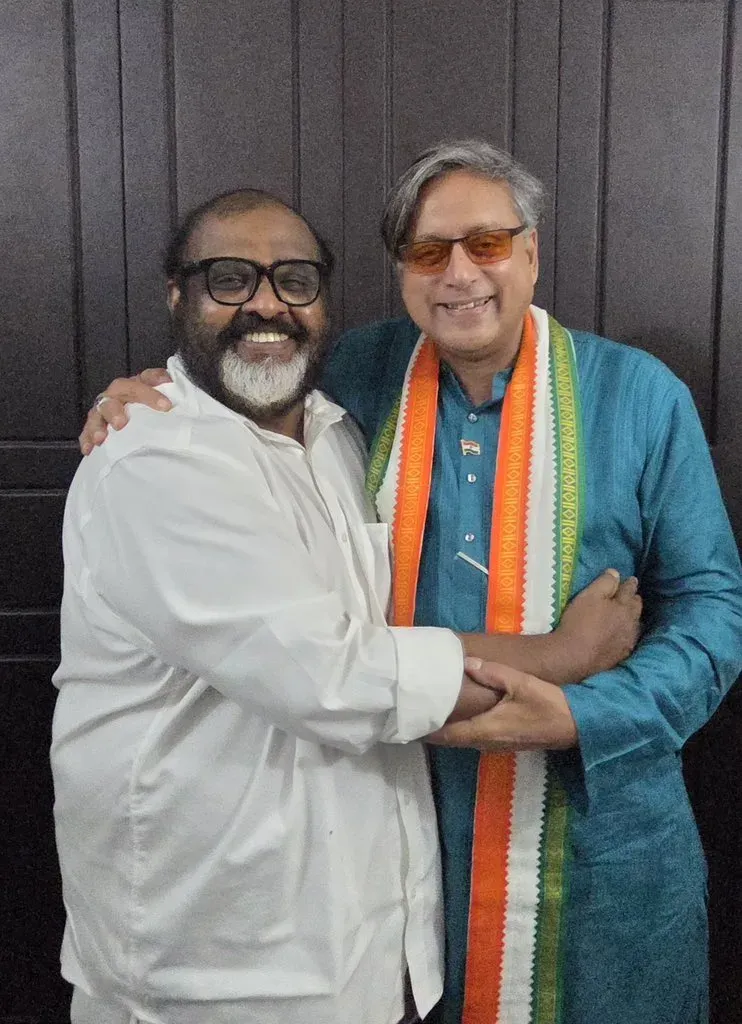 Tharoor Hosts Kerala Transport Minister C.P. John on KSRTC Revamp