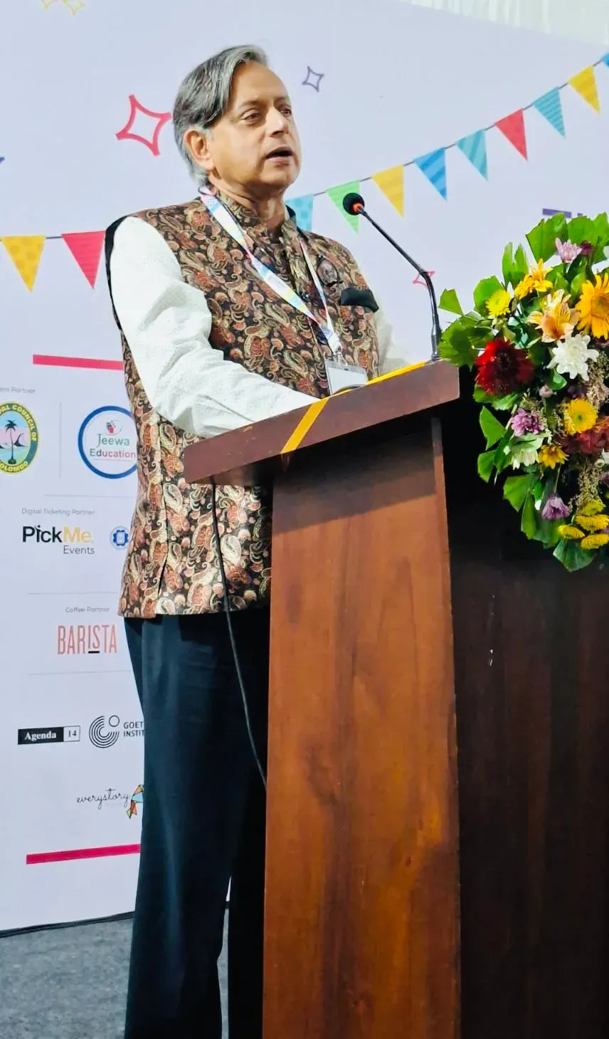 Tharoor launches Sinhala editions of 'Riot' and 'Inglorious Empire' at ColomboLitFest