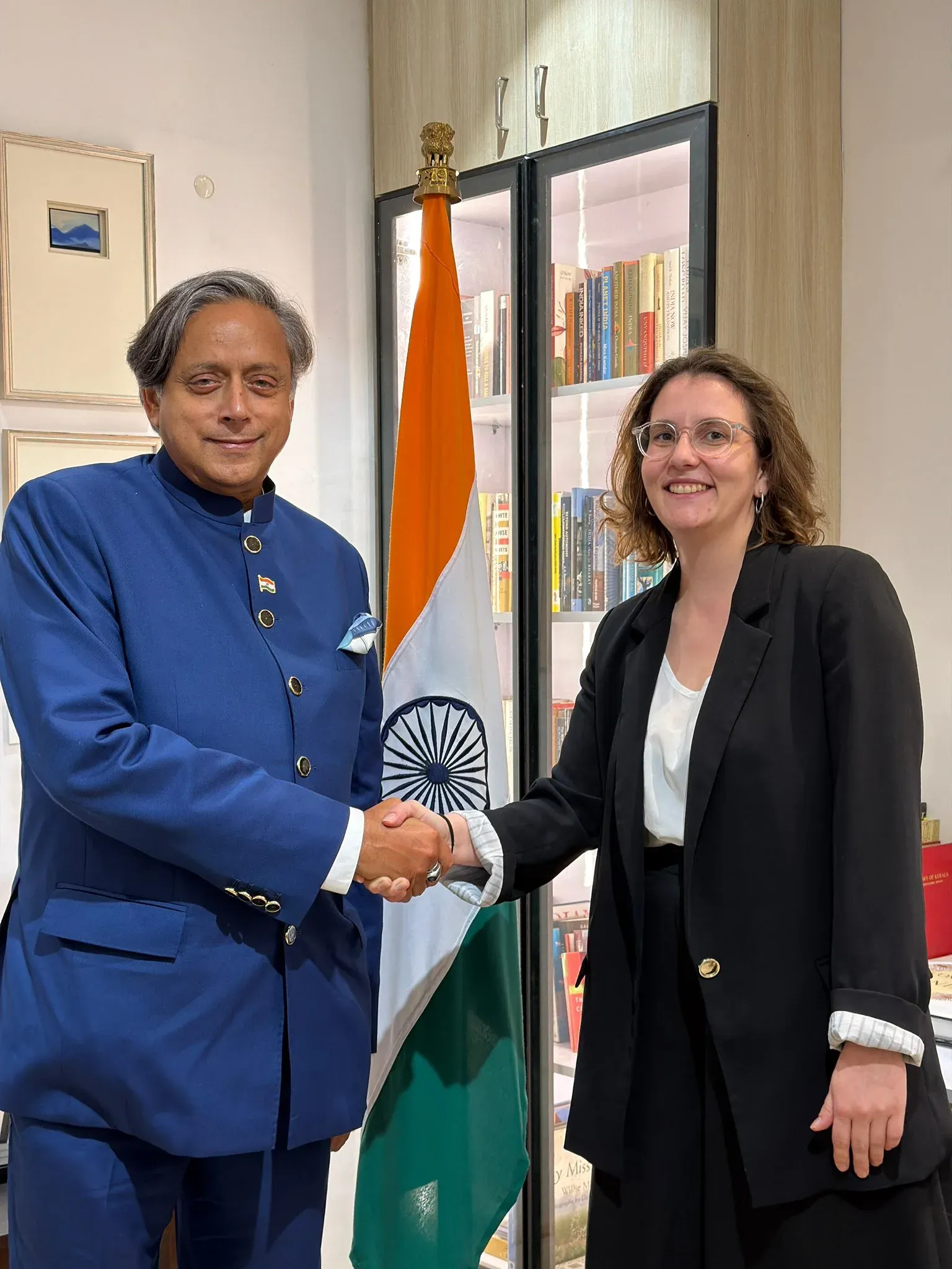 Tharoor Meets German Party Foreign Affairs Spokesperson