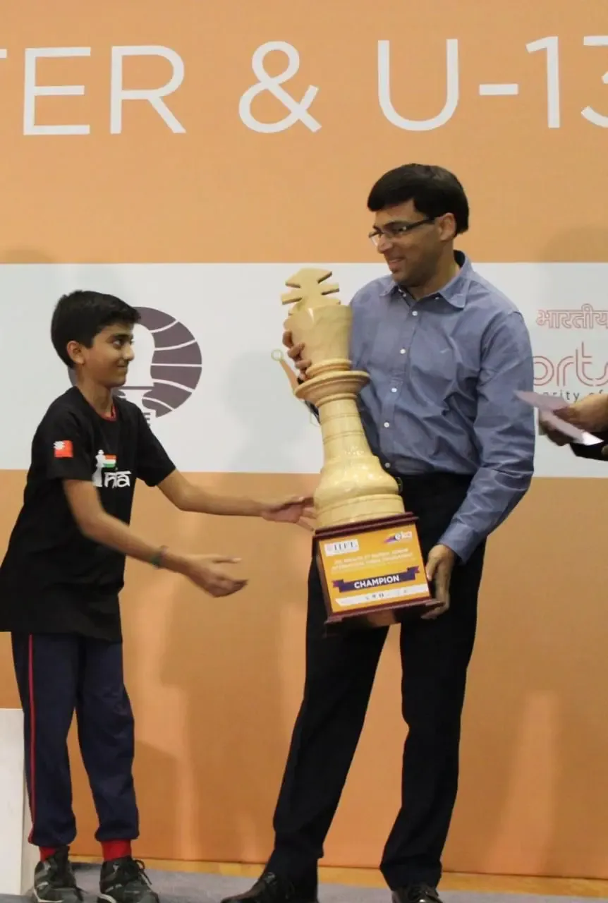 Viswanathan Anand Posts Nostalgic Photo with Young Chess Champion Gukesh