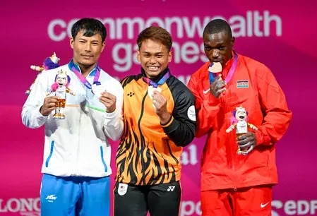 CWG 2026: Rishikanta Singh wins silver in 60kg weightlifting with snatch record