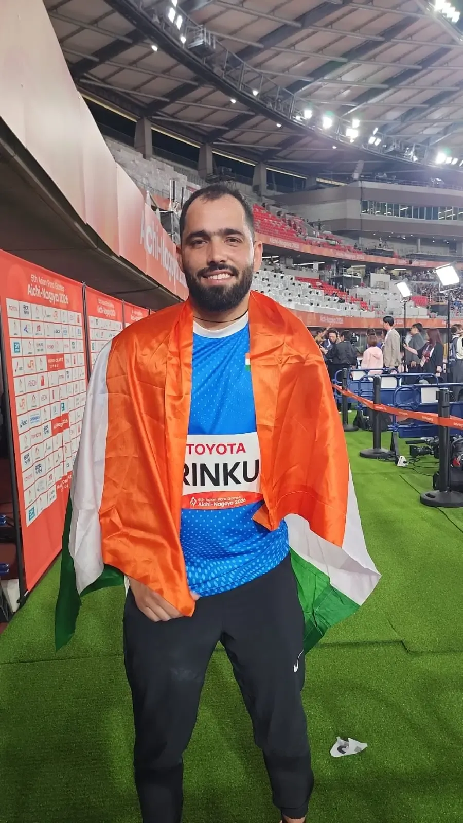 Rinku Hooda wins Asian Para Games F46 gold with 65.11m final throw