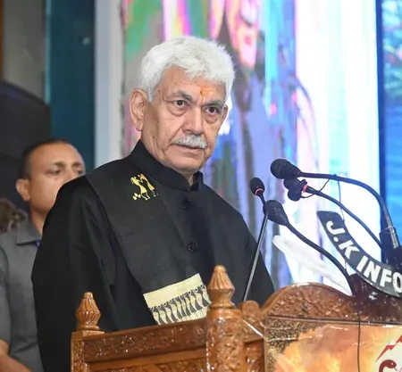 Srinagar Literary Fest 2025: L-G Sinha inaugurates two-day cultural event at SKICC