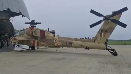 Did Three AH-64E Apache Attack Helicopters from the US Land in Hindon to Strengthen the Western Front?