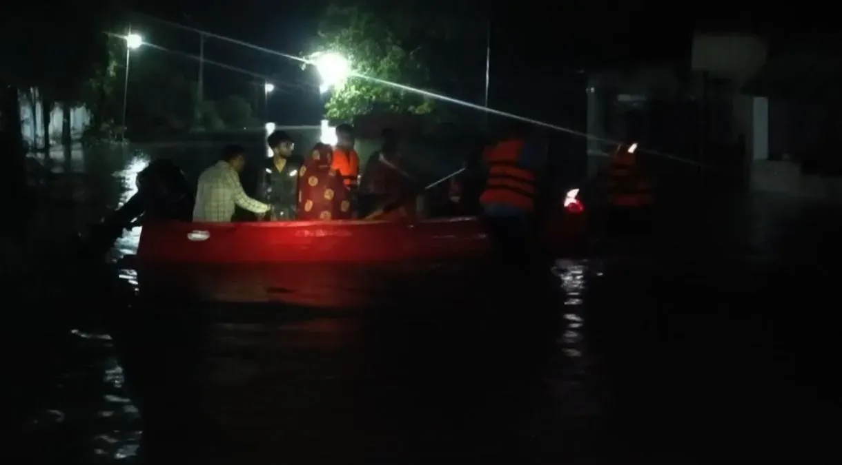 Ahmedabad flood rescue: 3 saved after 11 hours trapped in rising waters