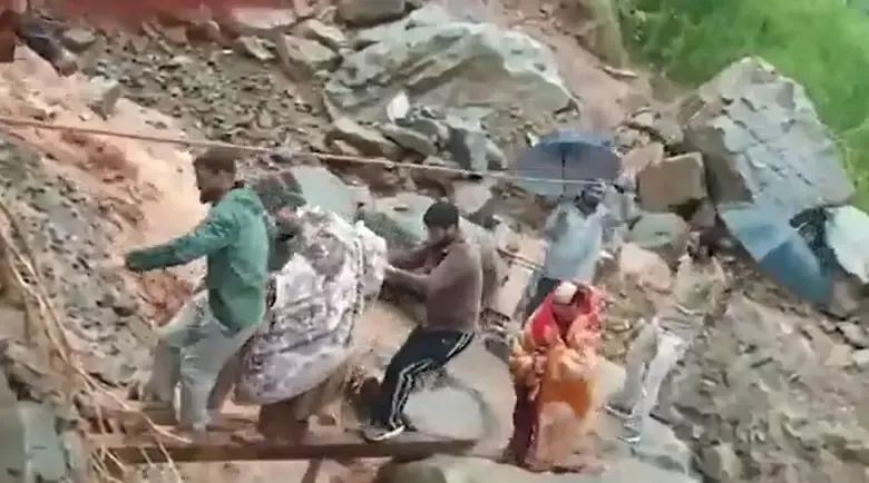 Torrential Rain and Landslides Claim Three Lives in Ramban, J&K