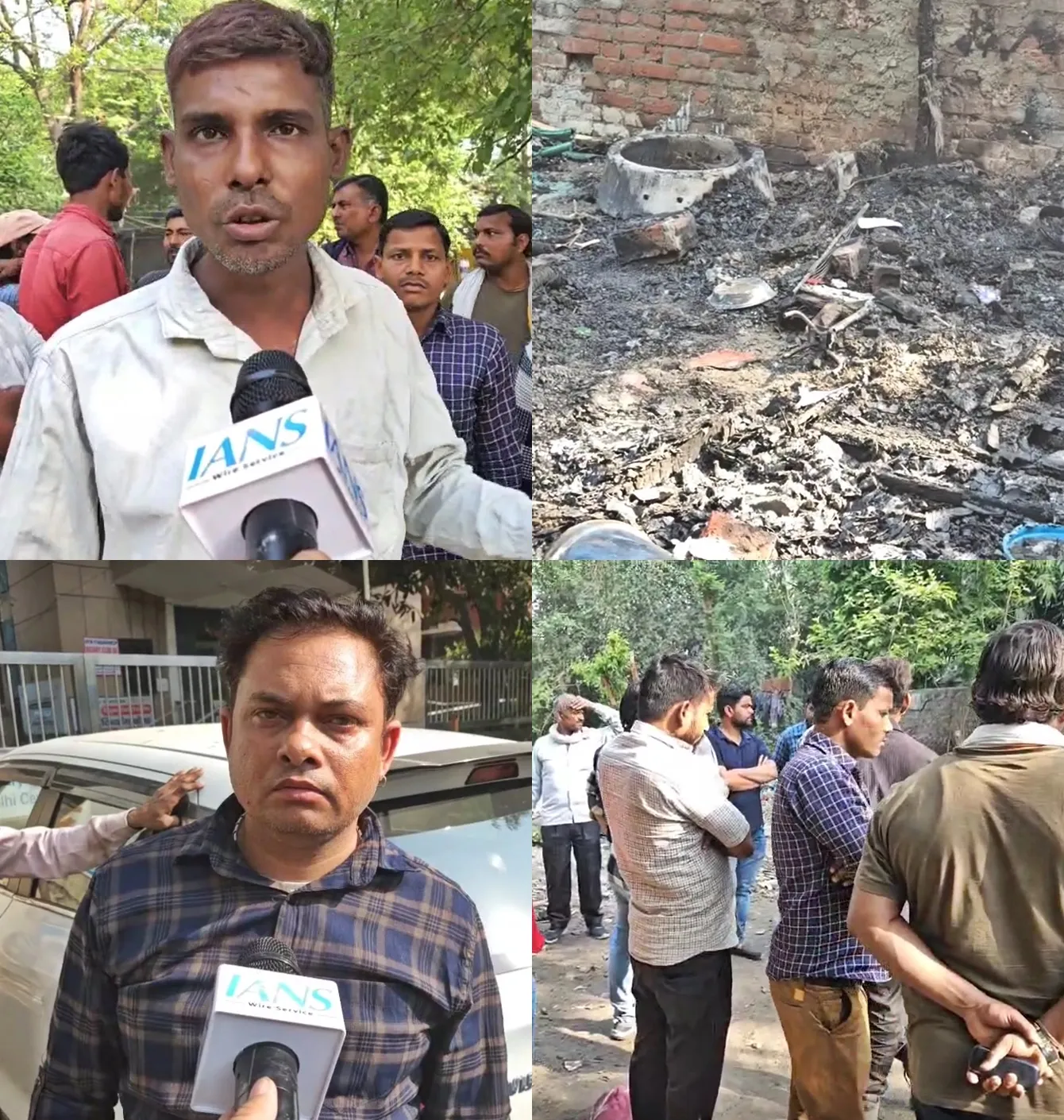 Fire Tragedy Claims Three Lives in Delhi Slum; Survivor Shares Gripping Escape Story