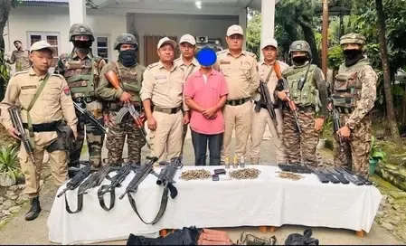 Who Were the Three Militants and Arms Smuggler Arrested in Manipur?