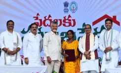 Andhra Pradesh CM Naidu targets 100% housing by 2029, lays foundation for 3 lakh PMAY-G homes