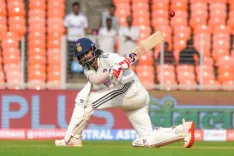 How did KL Rahul's unbeaten ton and Gill's fifty give India a 56-run lead over West Indies?