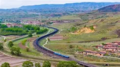 चीन में माल का रेलवे परिवहन अधिक