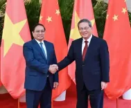 ली छ्यांग ने वियतनाम के प्रधानमंत्री से भेंट की