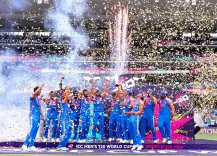 When does India start their title defence in the T20 World Cup against the USA?